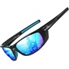 Black Blue Frame Revo Blue Lens
