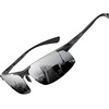Black Frame Silver Lens