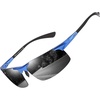 Blue Frame Grey Lens