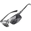image:imageDUCO Polarized Sunglasses Mens Ultralight Carbon Fiber Sun Glasses for Men Driving Sports Fishing UV400 Protection DC8277Gunmetal Frame Grey Lens