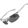 Silver Frame Grey Lens