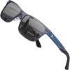 Dark Blue Frame Grey Lens