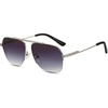 image:imageDUCO Retro Aviator Sunglasses for Mens Womens SemiRimless NonPolarized Trendy Sun Glasses Metal Frame for Driving DC3035