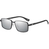 Black Frame Silver Lens