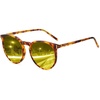 image:imageDUCO Retro Round Polarized Night Vision Glasses for Men Women HD Anti Glare Acetate Frame Night Driving Glasses for Men 8301YTortoise Frame Night Vision Lens