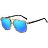 Transparent Gold Frame Revo Blue Lens