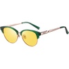 Transparent Green Frame Night Vision Lens