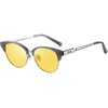 Transparent Grey Frame Night Vision Lens