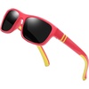 image:imageDUCO Sports Polarized Kids Sunglasses Boys Girls Unbreakable Youth Baseball Shades UV400 Protection Age 610 K001