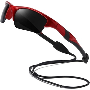 image:imageDUCO Little Kids Sunglasses Age 47 Unbreakable Polarized Cycling Glasses with Case amp Strap K014Red