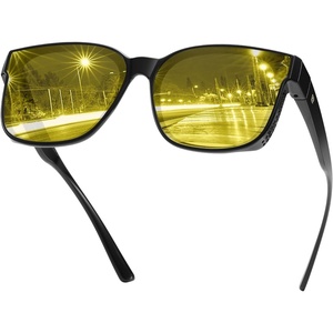 image:imageDUCO Night Driving Glasses Women Fit Over Glasses Night Vision Goggles Light Weight TR90 Frame Anti Glare Lens BBlack Frame Night Vision Lens