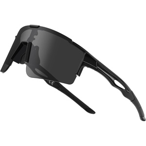 image:imageDUCO Non Polarized Sports Sunglasses UV400 Running Shades DC003201blackblackgrey