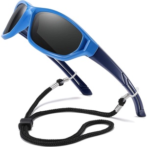 image:imageDUCO Polarized Kids Sunglasses with Strap for Boys Girls Youth Sports Baseball Sunglasses 100 UV Protection K029