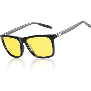 image:imageDUCO Polarized Night Vision Glasses for Men and Women Yellow Safety Driving Glasses with UV Protection and Anti GlareA01black Frame Night Vision Lens