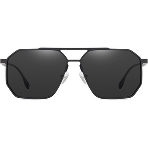 image:imageDUCO Polarized Sunglasses Men Women Retro Classic Square Sun Glasses Oversized Vintage Metal Frame Trendy Shades DC3033