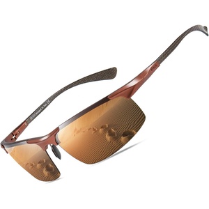 image:imageDUCO Polarized Sunglasses Mens Ultralight Carbon Fiber Sun Glasses for Men Driving Sports Fishing UV400 Protection DC8277Brown Frame Brown Lens