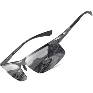 image:imageDUCO Polarized Sunglasses Mens Ultralight Carbon Fiber Sun Glasses for Men Driving Sports Fishing UV400 Protection DC8277Gunmetal Frame Grey Lens