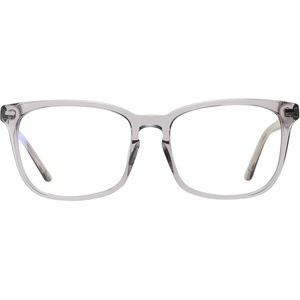 image:imageDUCO Retro Square Blue Light Glasses For Men Blue Ray Blocking Glasses Computer Gaming Glasses Nylon Lens Acetate Frame Blue 8302Transparent Grey