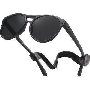 image:imageDUCO Sunglasses for Kids Boys Girls UV Protection Vintage Flexible Safety Polarized Sun Glasses with Strap DK030