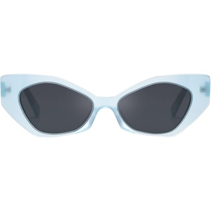 image:imageDUCO Trendy Sunglasses for Women Men Retro Vintage Polarized Shades Acetate Frame Y2K Designer Style Sun Glasses DC1250Transparent Blue