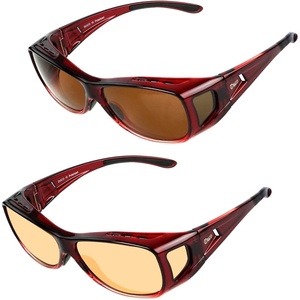 image:imageDUCO Wraparound Polarized Sunglasses and Night Vision Glasses