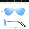 image:imageDUCO Aviator Style Polarized Sunglasses for Men and Women 3025K