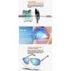 image:imageDUCO Aviator Sunglasses for Men Women Vintage Polarized Sun Glasses Mirrored Lens Metal Frame Designer Shades 3025K
