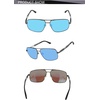 image:imageDUCO Aviator Sunglasses for Men Women Vintage Polarized Sun Glasses Mirrored Lens Metal Frame Designer Shades 3025K