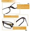 image:imageDUCO Blue Light Blocking Computer Reading and Gaming Eyewear GlassesAnti Blue Light 100 UV Protection DC223