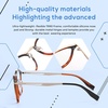 image:imageDUCO Blue Light Blocking Glasses For Men Blue Ray Glasses Oversized Computer Glasses Retro Square Fashion Eyeglasses 5223Black Tortoise