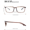 image:imageDUCO Blue Light Blocking Glasses Superlight Eyeglasses Frame Anti Blue Ray Computer Gaming Glasses 306