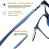 image:imageDUCO Blue Light Blocking Glasses for Women Men Luxury Carbon Fiber Temple Gaming Glasses for Computer Eye Strain
