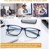image:imageDUCO Blue Light Blocking Glasses for Women Men Luxury Carbon Fiber Temple Gaming Glasses for Computer Eye Strain