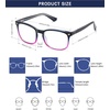 image:imageDUCO Blue Light Glasses Computer Gaming Glasses Women Men Blue Ray Blocking Glasses Square Frame 5201S