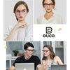 image:imageDUCO Blue Light Glasses Computer Gaming Glasses Women Men Blue Ray Blocking Glasses Square Frame 5201S