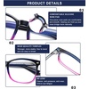 image:imageDUCO Blue Light Glasses Computer Gaming Glasses Women Men Blue Ray Blocking Glasses Square Frame 5201S