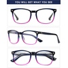 image:imageDUCO Blue Light Glasses Computer Gaming Glasses Women Men Blue Ray Blocking Glasses Square Frame 5201S