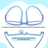 image:imageDUCO Blue Light Glasses for Kids Boys Girls Blue Ray Blocking Glasses Cute Computer Gaming TV Glasses Blue Purple