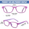 image:imageDUCO Blue Light Glasses for Kids Boys Girls Blue Ray Blocking Glasses Cute Computer Gaming TV Glasses Pink Purple