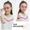 image:imageDUCO Blue Light Glasses for Kids Boys Girls Blue Ray Blocking Glasses Cute Computer Gaming TV Glasses Pink Purple