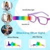 image:imageDUCO Blue Light Glasses for Kids Boys Girls Blue Ray Blocking Glasses Cute Computer Gaming TV Glasses Pink Purple