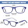 image:imageDUCO Blue Light Glasses for Kids with Strap AntiGlare Gaming Computer Glasses Eyeglasses for Boys Girls Age 610 K025