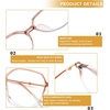 image:imageDUCO Blue Light Glasses for Men Women Blue Ray Blocking Glasses Computer Gaming Glasses Retro Square Eyeglasses 5218
