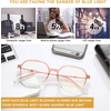 image:imageDUCO Blue Light Glasses for Men Women Blue Ray Blocking Glasses Computer Gaming Glasses Retro Square Eyeglasses 5218