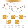 image:imageDUCO Blue Light Glasses for Men Women Blue Ray Blocking Glasses Computer Gaming Glasses Retro Square Eyeglasses 5218