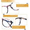 image:imageDUCO Blue Light Glasses for Men Women Blue Ray Blocking Glasses Computer Gaming Glasses Teens Retro Round Eyeglasses Frame Black Blue 5206