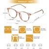 image:imageDUCO Blue Light Glasses for Men Women Blue Ray Blocking Glasses Computer Gaming Glasses Teens Retro Round Eyeglasses Frame Brown 5216