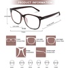 image:imageDUCO Blue Light Glasses for Men Women Blue Ray Blocking Glasses Computer Gaming Square Reading Eyeglasses 5205