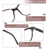 image:imageDUCO Blue Light Glasses for Men Women Blue Ray Blocking Glasses Computer Gaming Square Reading Eyeglasses 5205