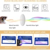 image:imageDUCO Blue Light Glasses for Men Women Blue Ray Blocking Glasses Computer Glasses for Teens Brown Retro Round Eyeglasses Frame Non prescription 5204
